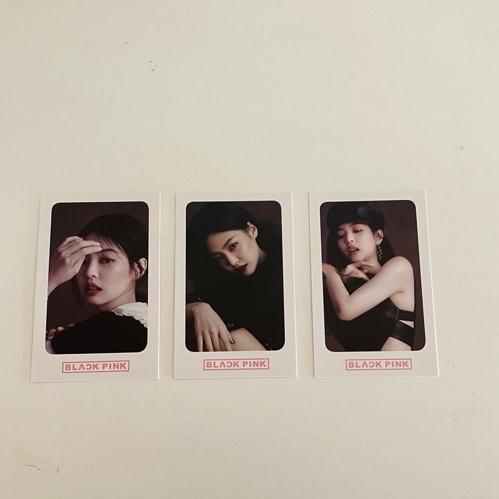 3 Blackpink Jennie photo cards